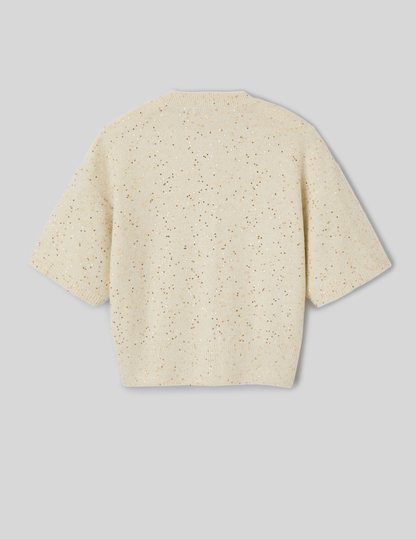 Gilet maille brillante