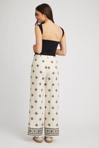 Pantalon brodé