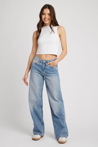 Jean wide leg taille basse
