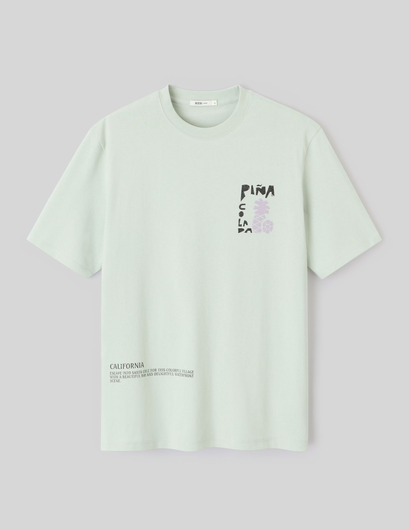 T-shirt imprimé matière texturé