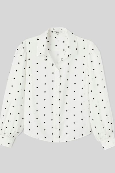Chemise à pois