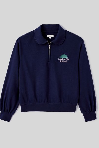 Sweat col polo