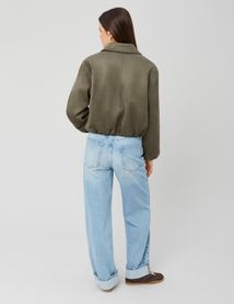 Veste en su&eacute;dine