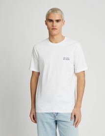 T-shirt broderie poitrine