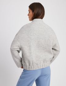 Veste bombardier en laine