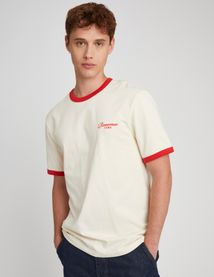 T-shirt contrasté