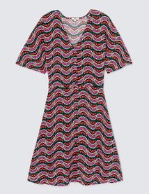 Robe courte imprimée