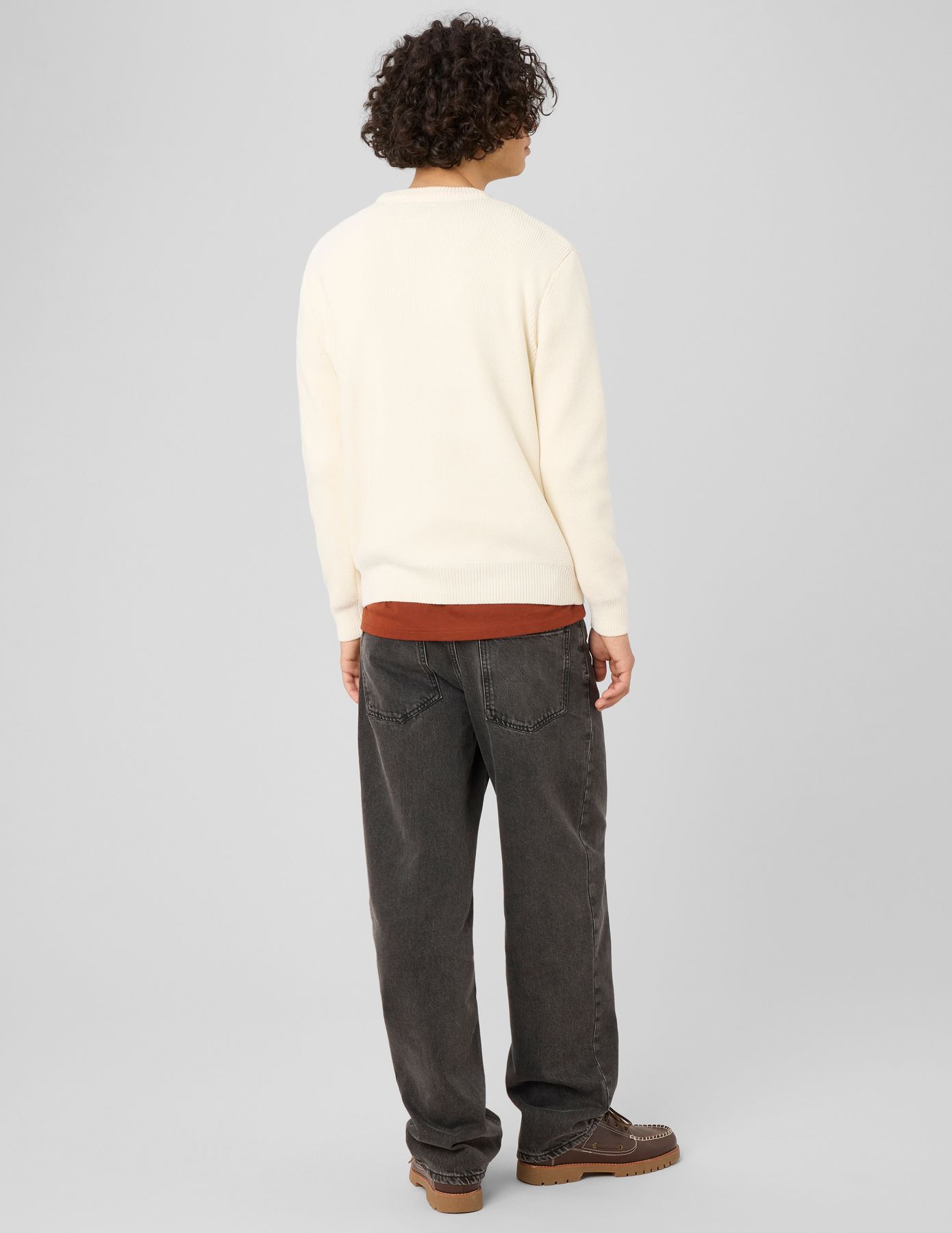 Pull maille chenille