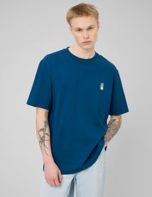 T-shirt broderie poitrine