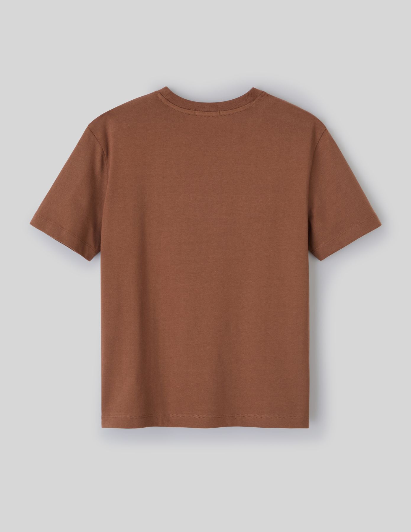 T-shirt broderie poitrine léopard