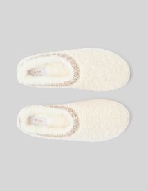 Chaussons mules moumoute