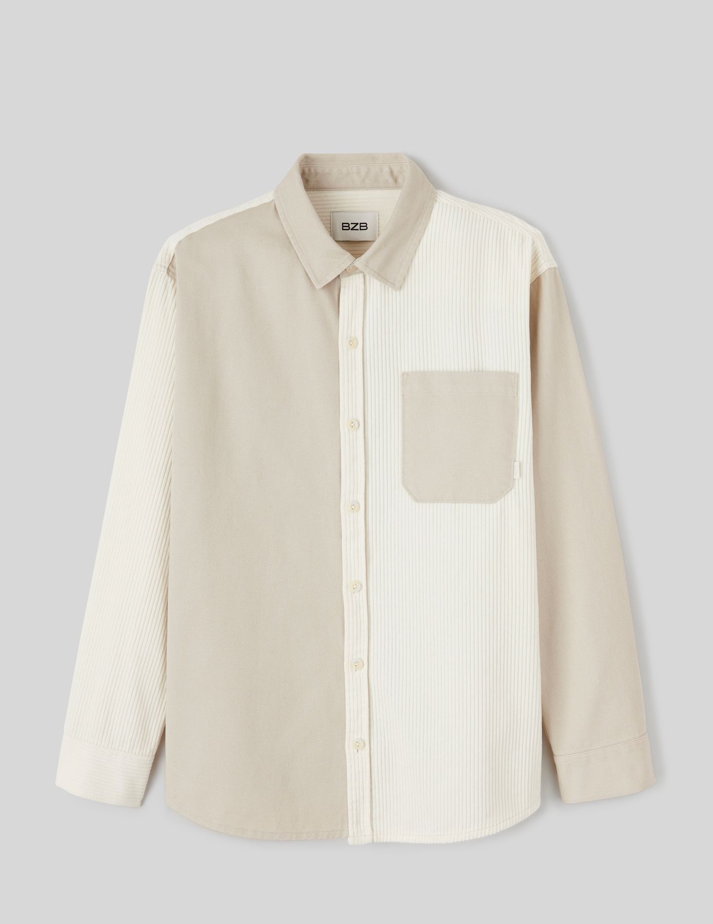 Surchemise unie patch