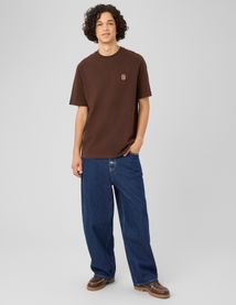 T-shirt imprim&eacute; et brod&eacute;