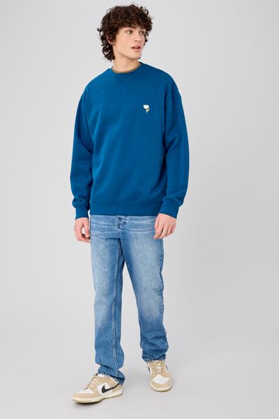 Sweat broderie poitrine