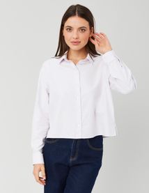 Chemise courte rayée