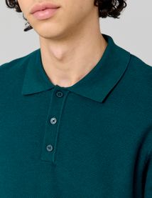 Polo matière fantaisie