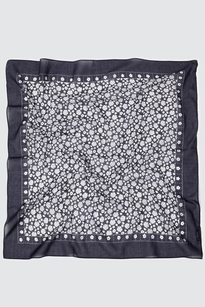 Foulard coton imprim&eacute;