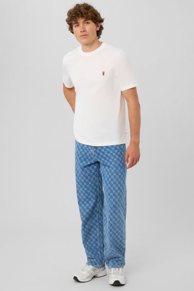 Loose jean imprim&eacute;