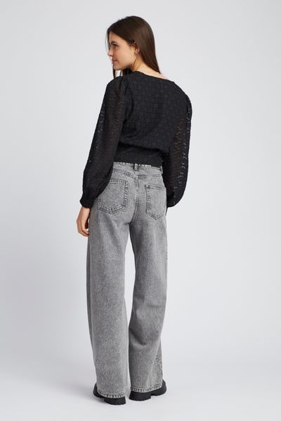 Blouse jacquard pailletée