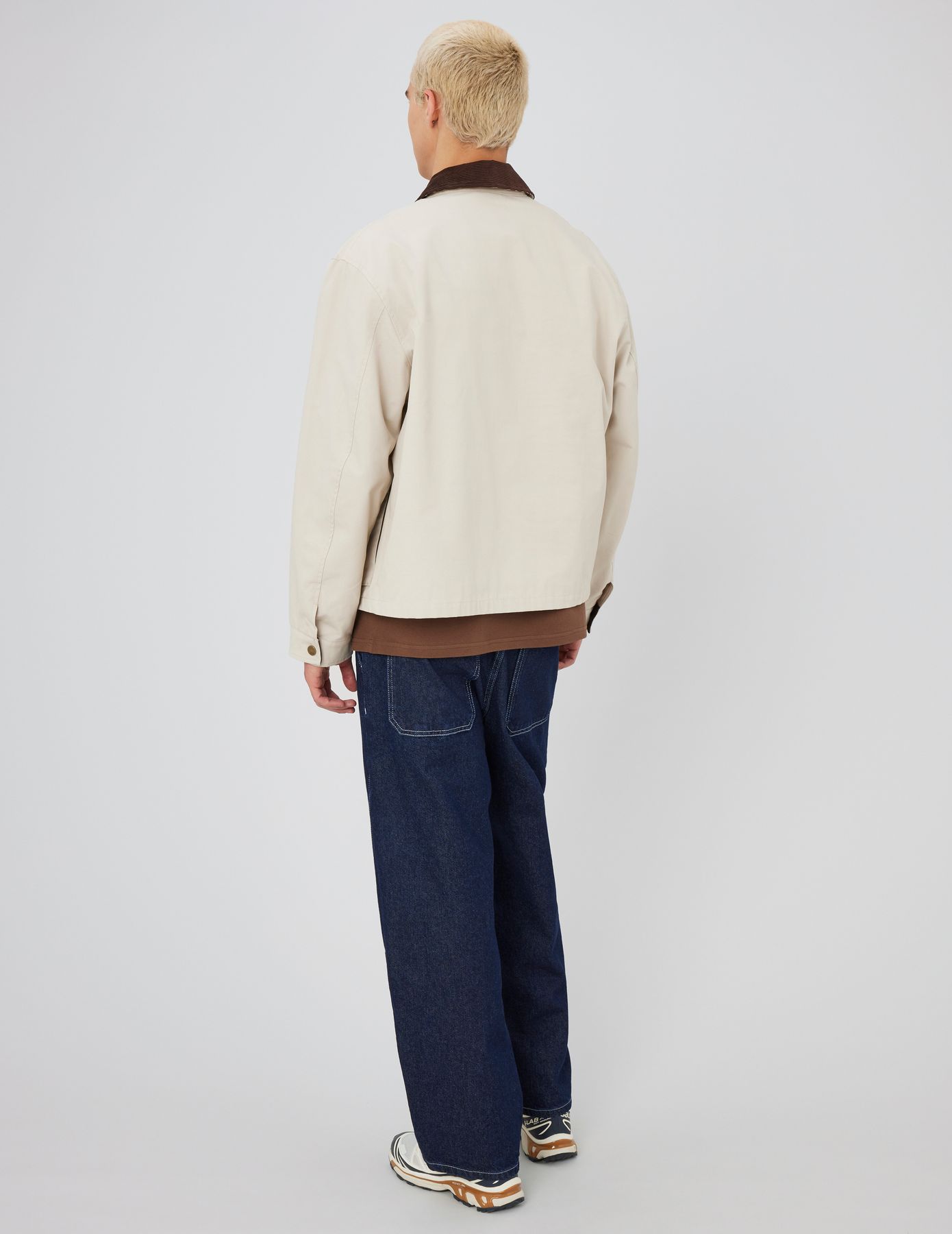 Veste zippée col velours
