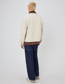 Veste zippée col velours