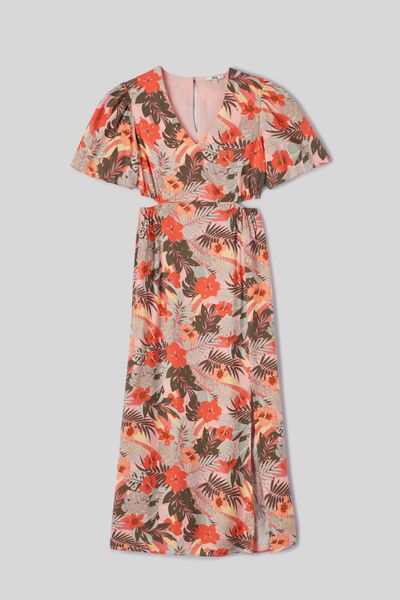 Robe longue imprimée