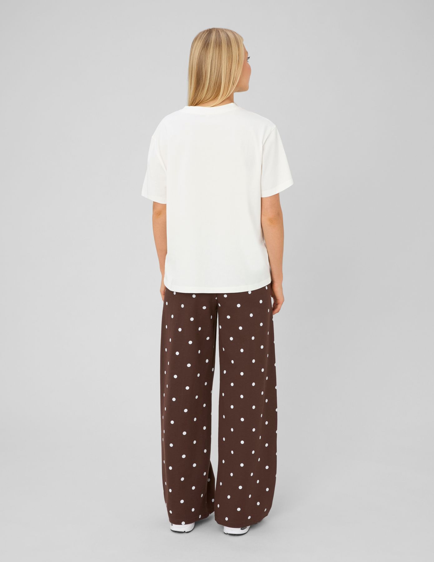 Pantalon jogging &agrave; pois