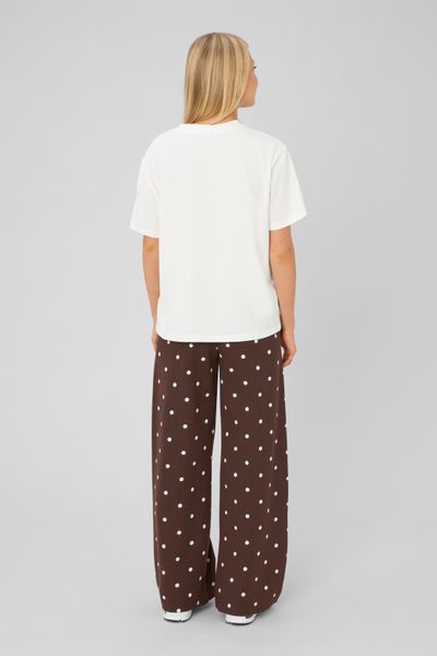 Pantalon jogging &agrave; pois