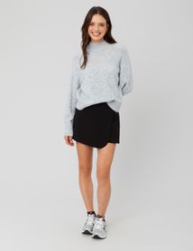 Pull col montant premium