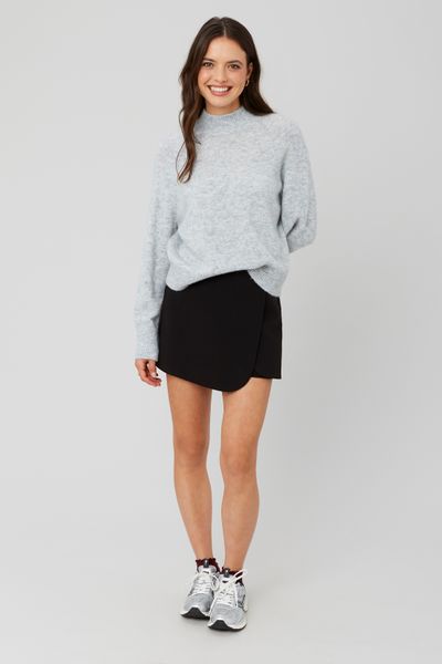 Pull col montant premium