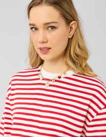 T-shirt manches longues ray&eacute;