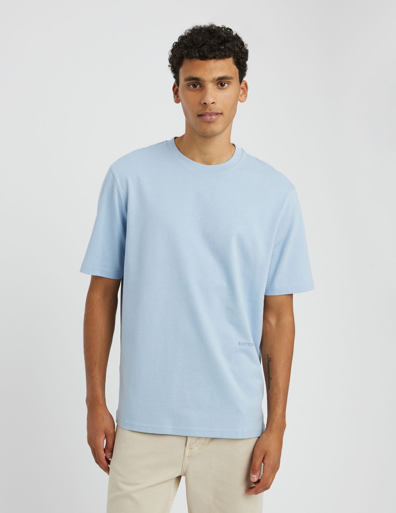 T-shirt imprim&eacute; devant dos