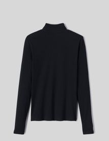 T-shirt col montant uni
