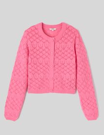 Gilet ajouré uni