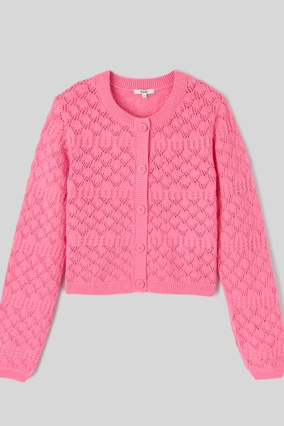 Gilet ajouré uni