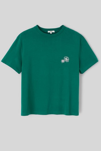 T-shirt imprim&eacute; devant / dos