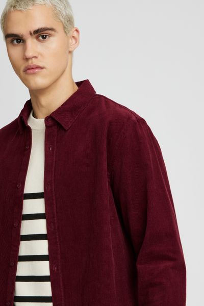 Chemise velours unie