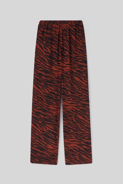 Pantalon fluide imprim&eacute;