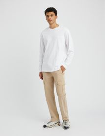 Jogger cargo bas droit