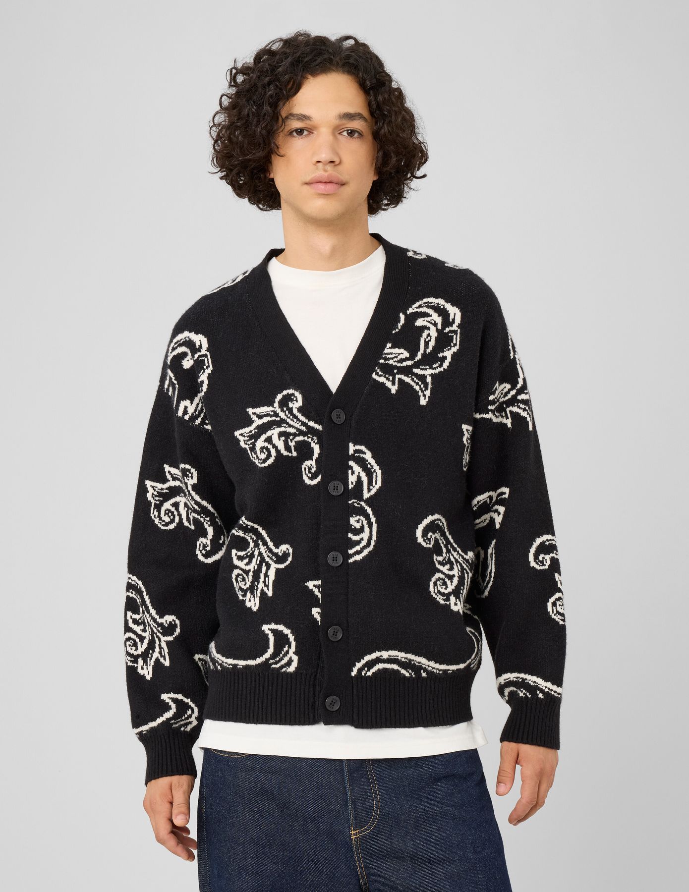 Gilet &agrave; motifs
