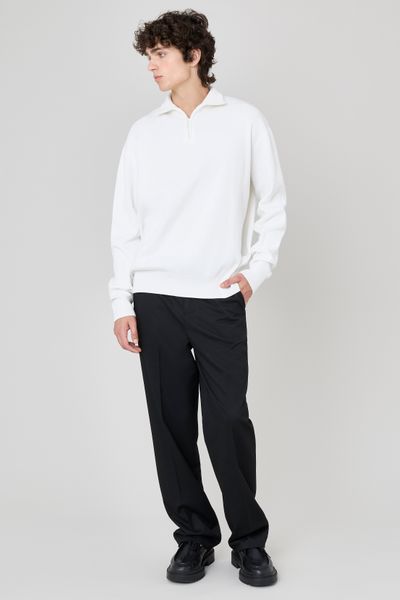 Pull col montant zippé