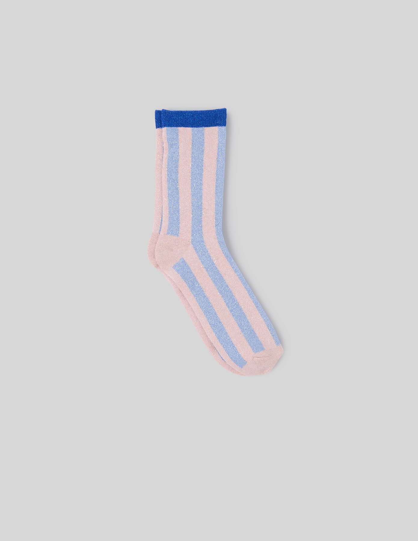Chaussettes &agrave; rayures brillantes