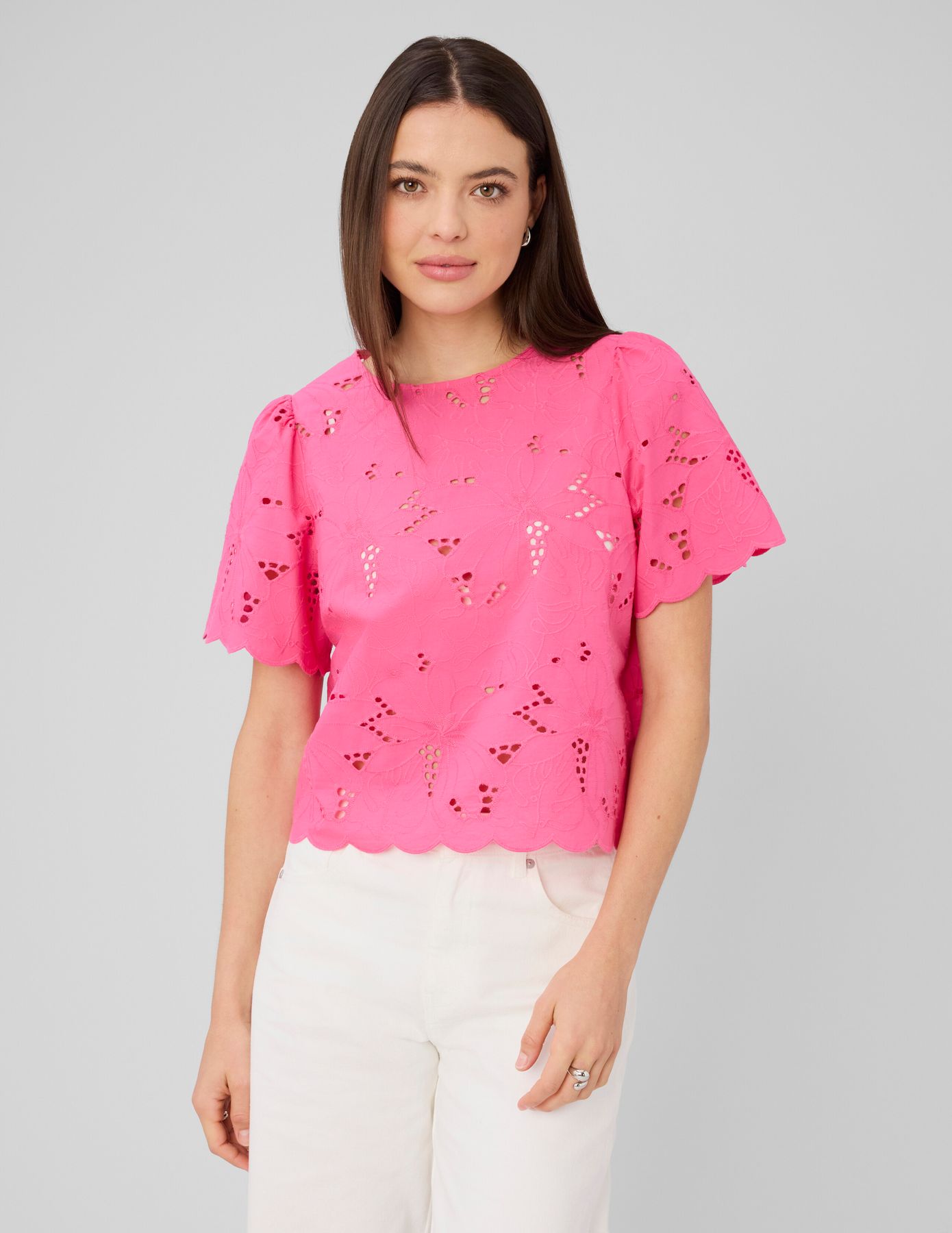 Blouse en broderie anglaise