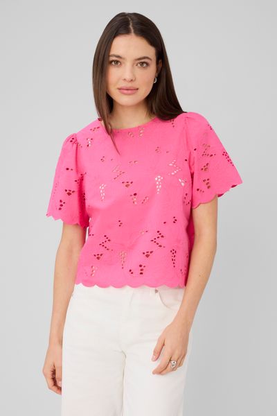 Blouse en broderie anglaise