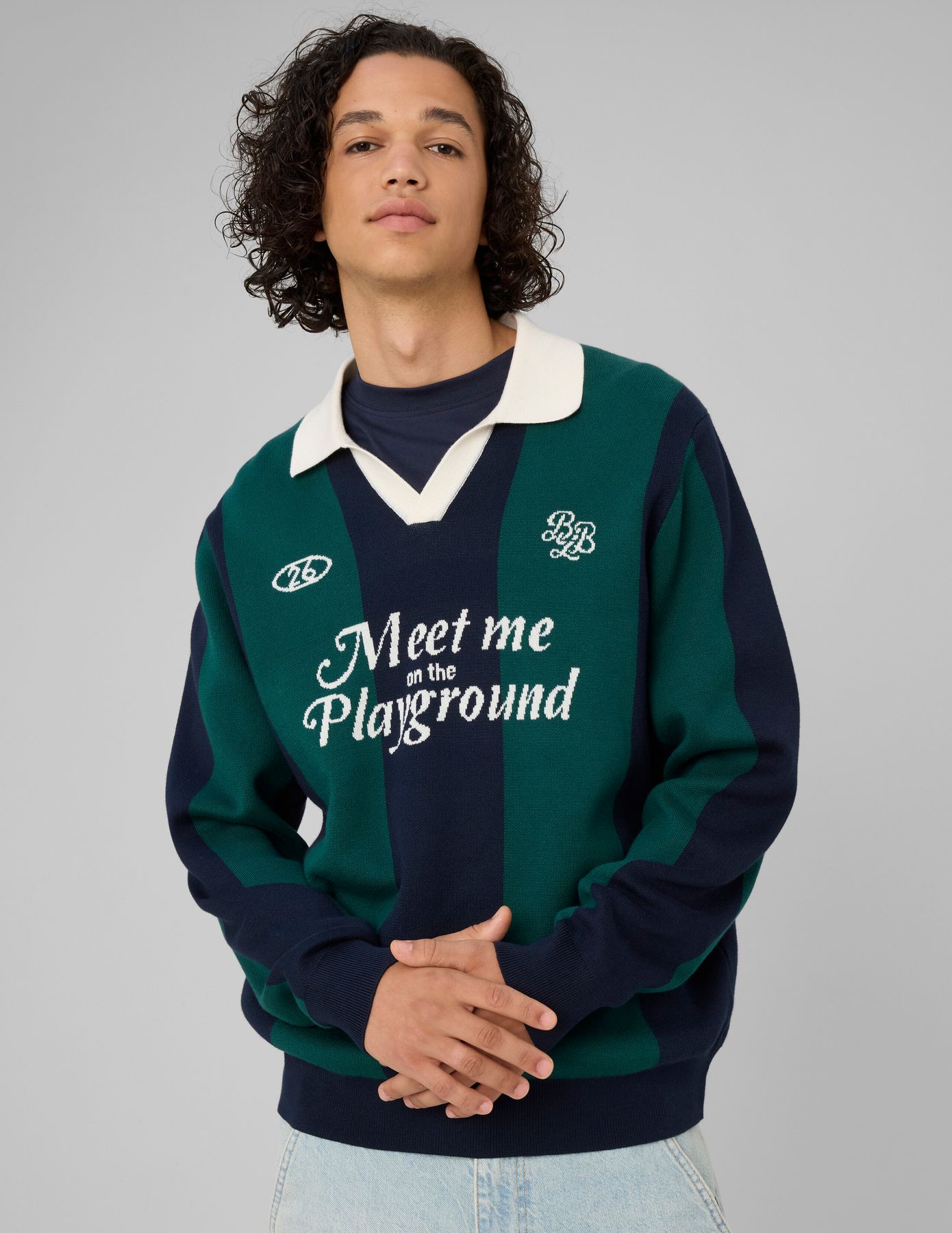 Pull col polo sport