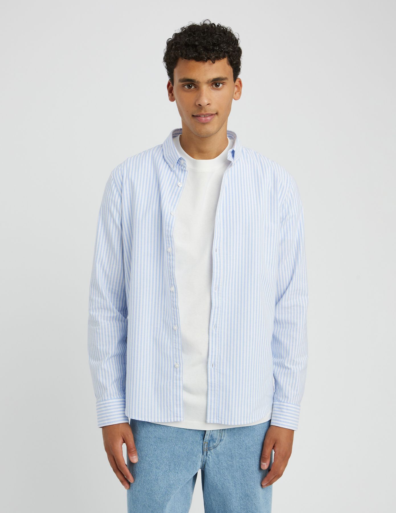 Chemise rayée ajustée