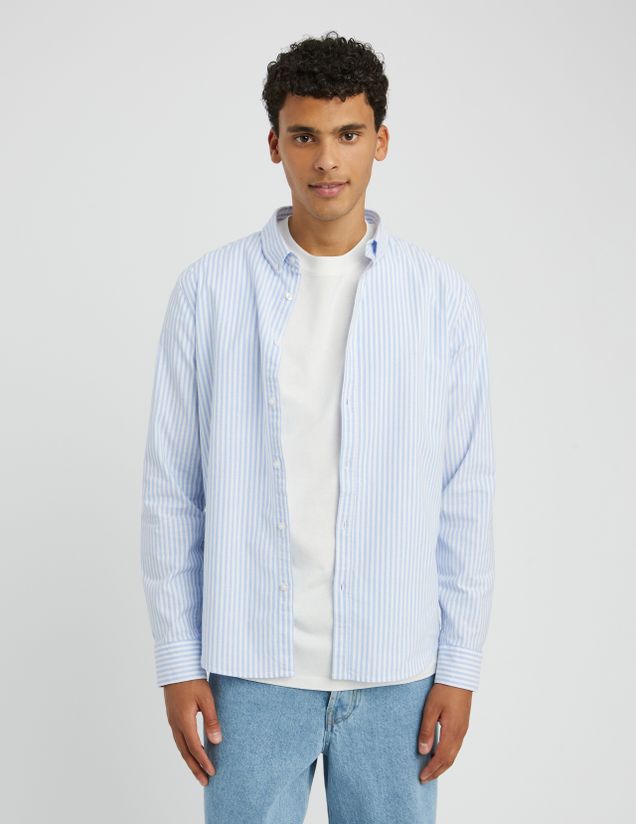 Chemise rayée ajustée