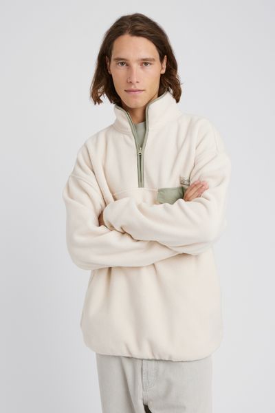 Polaire col montant zippé