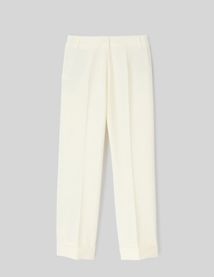 Pantalon tailleur à revers