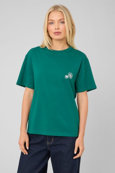 T-shirt imprim&eacute; devant / dos